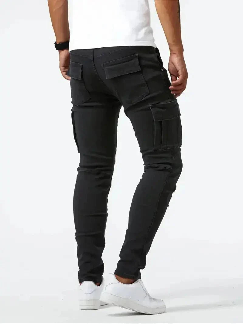 Pantalones Cargo de Denim