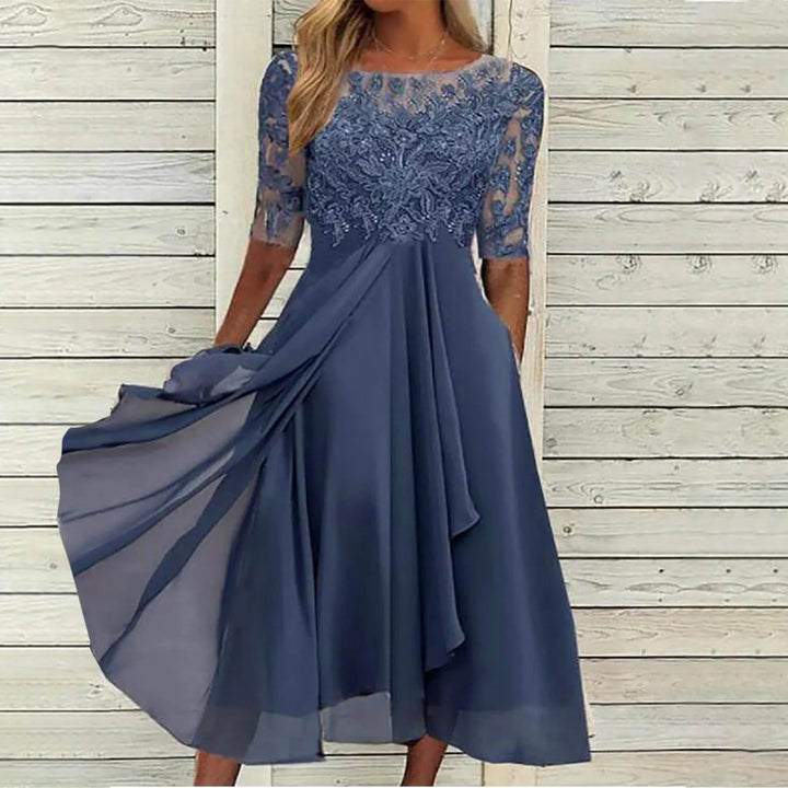 Harper™ | Vestido midi de encaje elegante