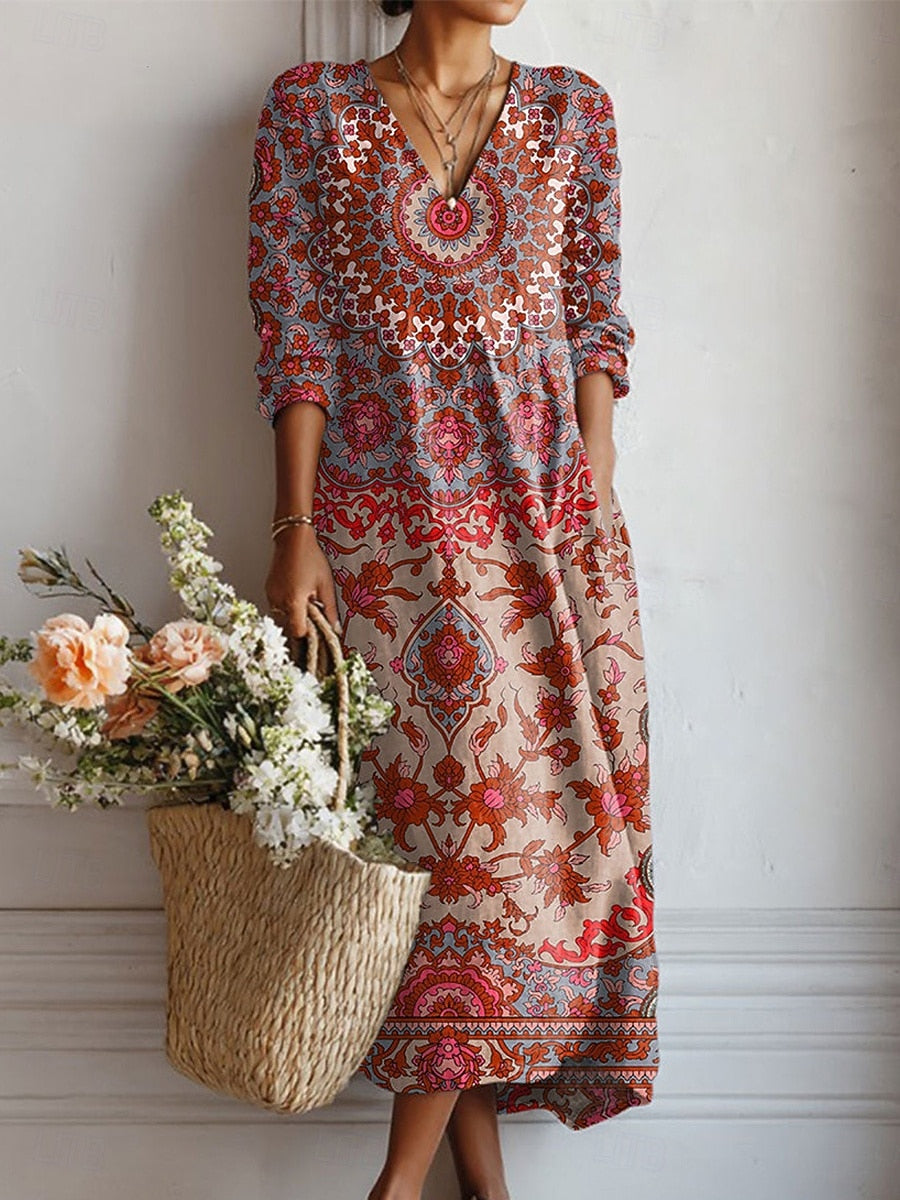 Esra | Vestido Cómodo que Acentúa la Cintura