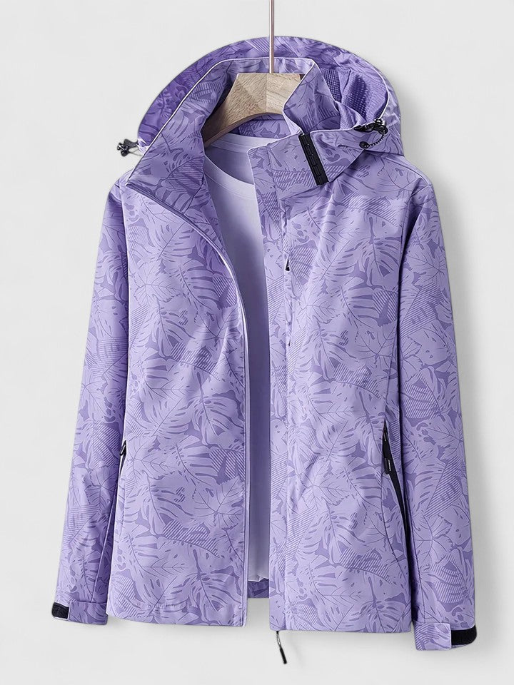 Tjaša – Chaqueta elegante con un patrón botánico