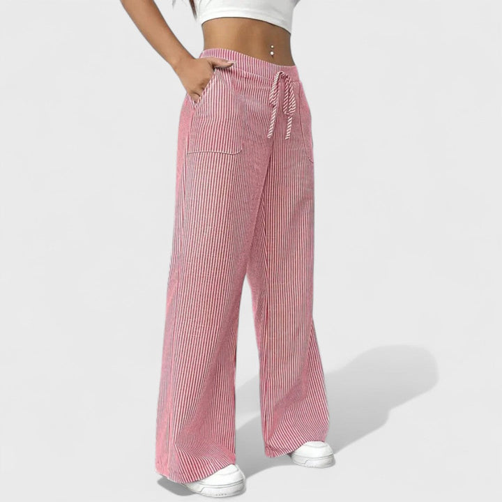Dominique - Pantalones Anchos Cómodos