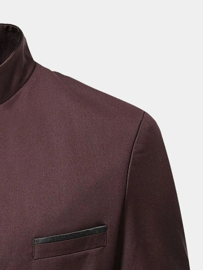 Chaqueta Elegante con Collar