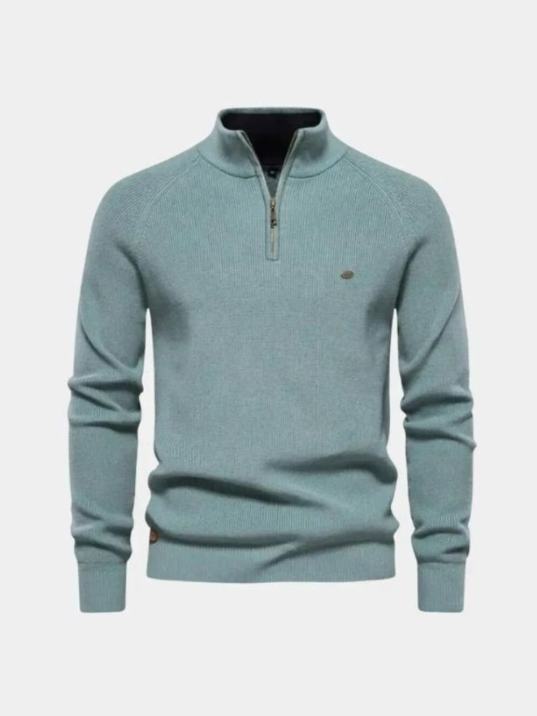 Suéter Chic con Cuello Zip