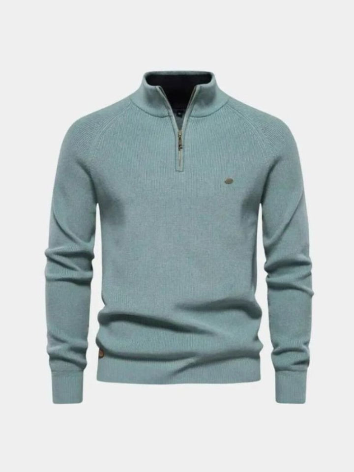 Suéter Chic con Cuello Zip