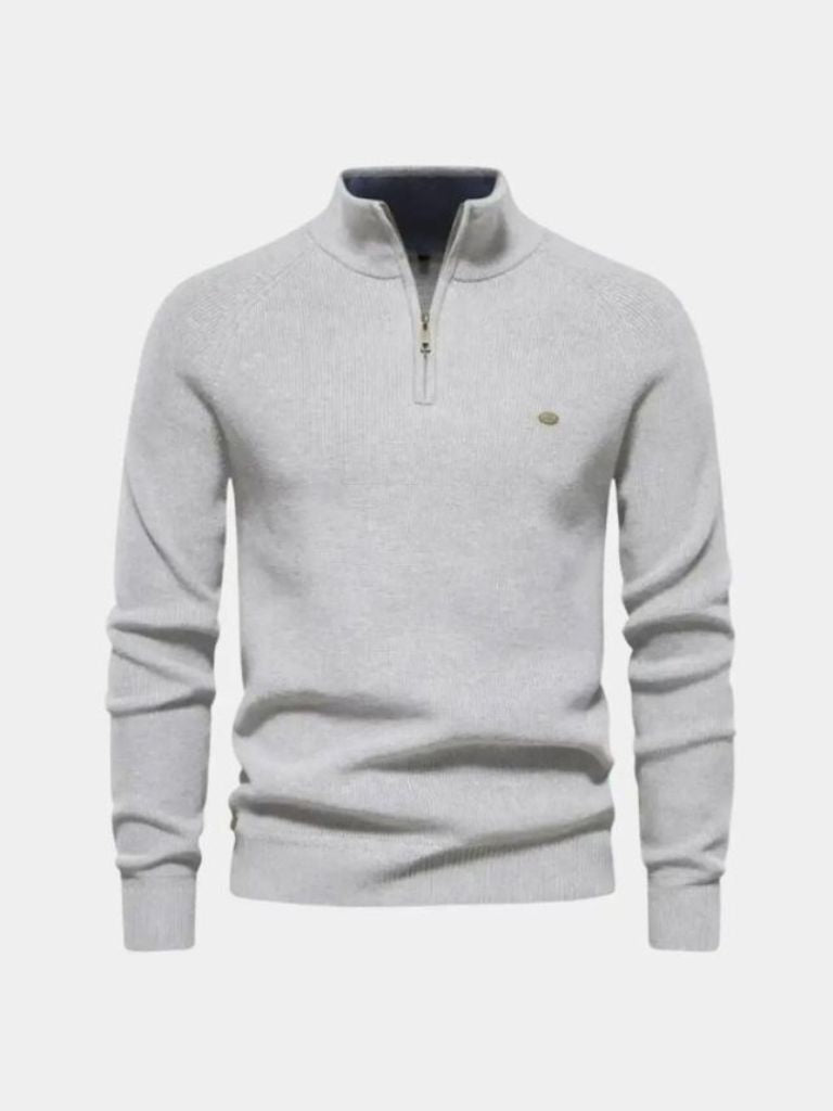 Suéter Chic con Cuello Zip