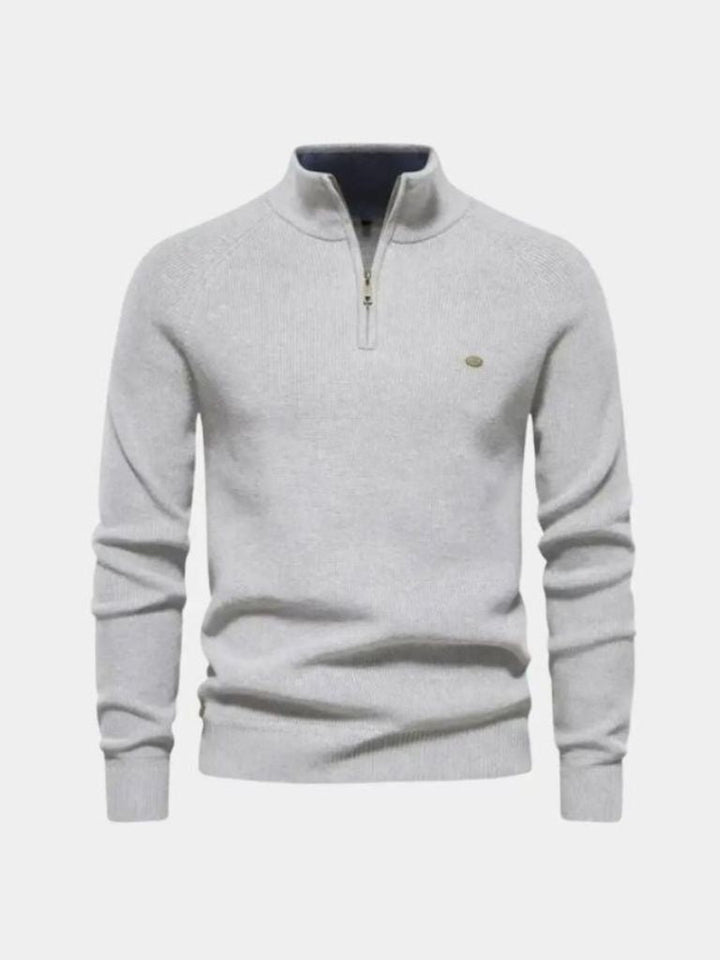 Suéter Chic con Cuello Zip