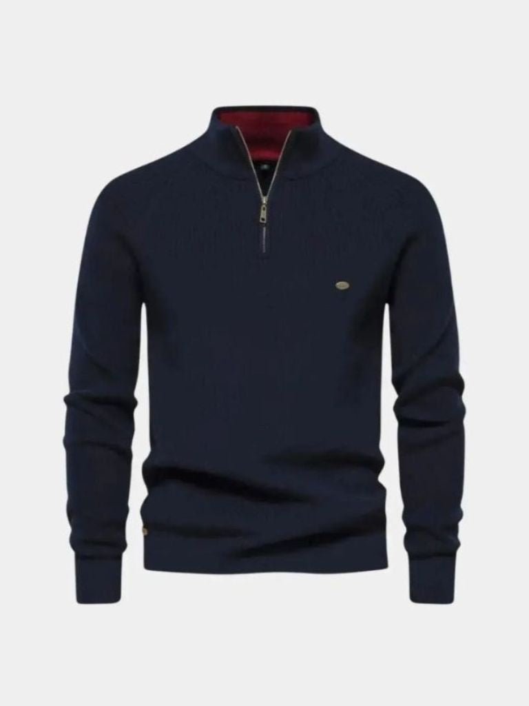Suéter Chic con Cuello Zip