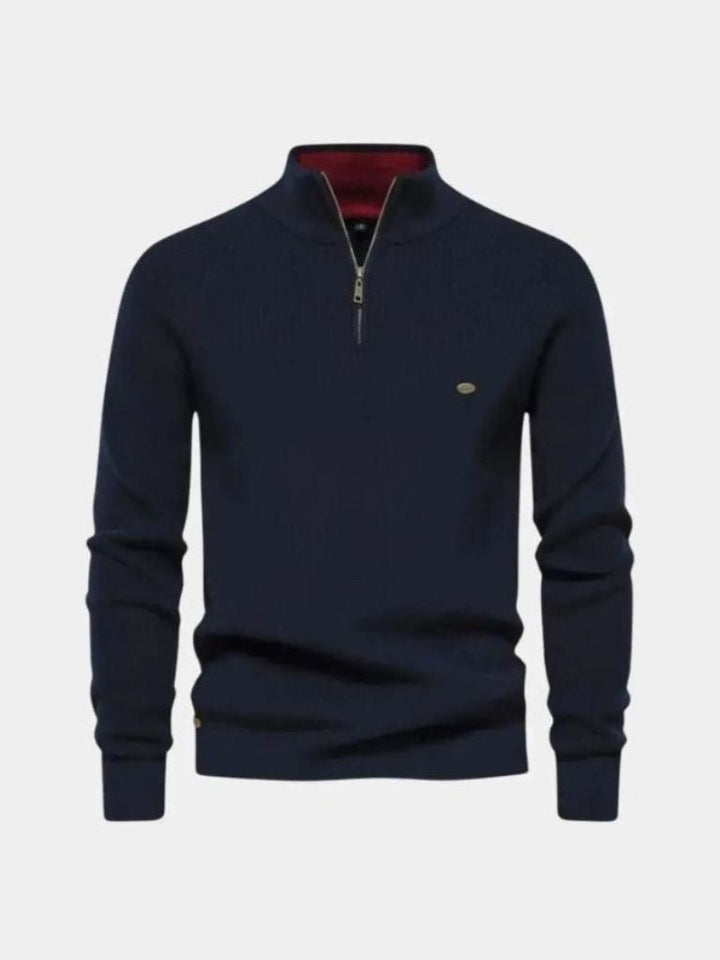 Suéter Chic con Cuello Zip