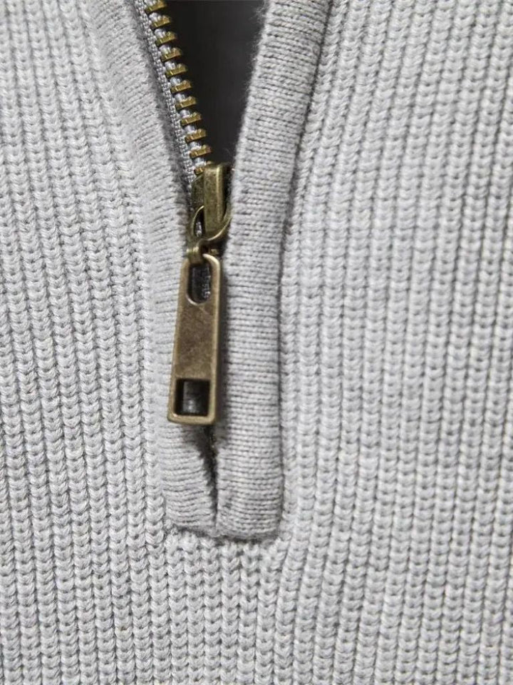 Suéter Chic con Cuello Zip