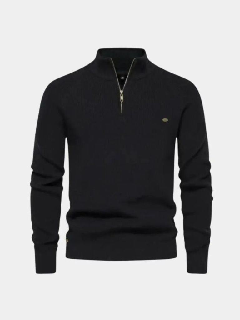 Suéter Chic con Cuello Zip