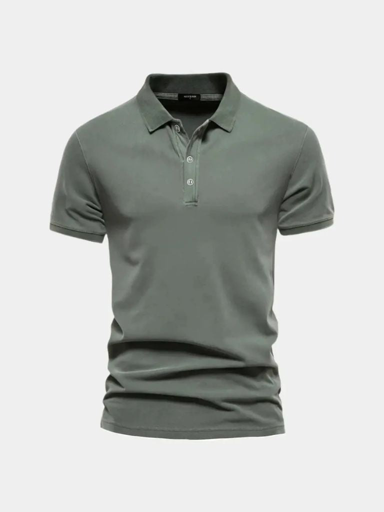 Camisa Polo Básica de Algodón
