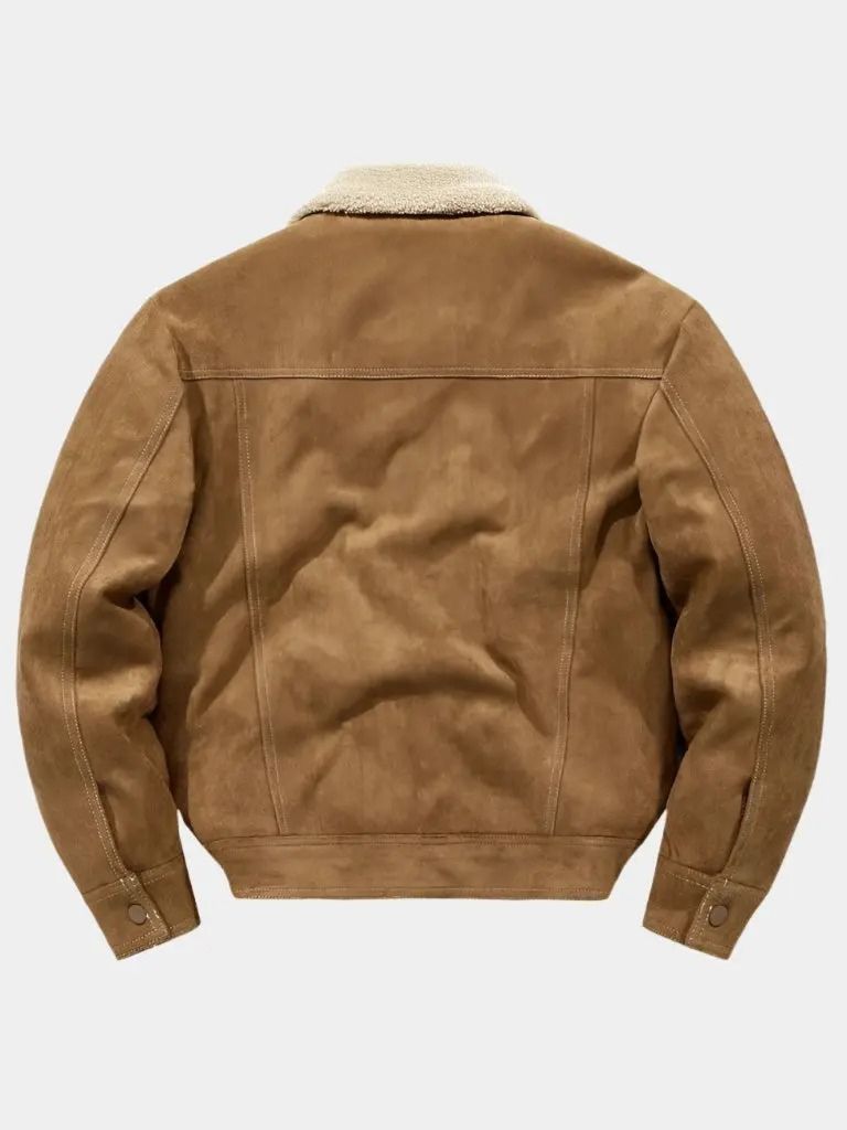 Chaqueta Esencial de Suede con Forro Polar