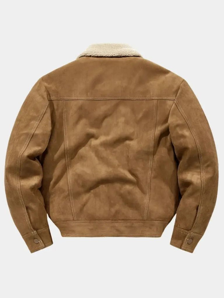 Chaqueta Esencial de Suede con Forro Polar