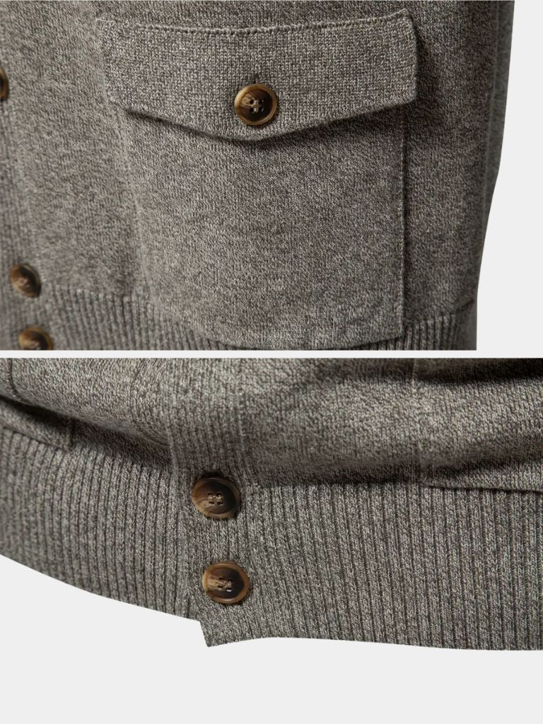 Cardigan Básico de Punto