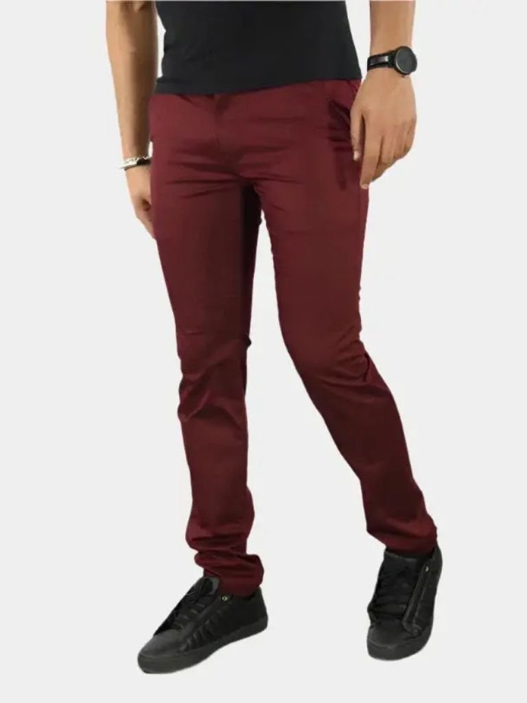Esenciales Slim Fit Pantalones Rectos