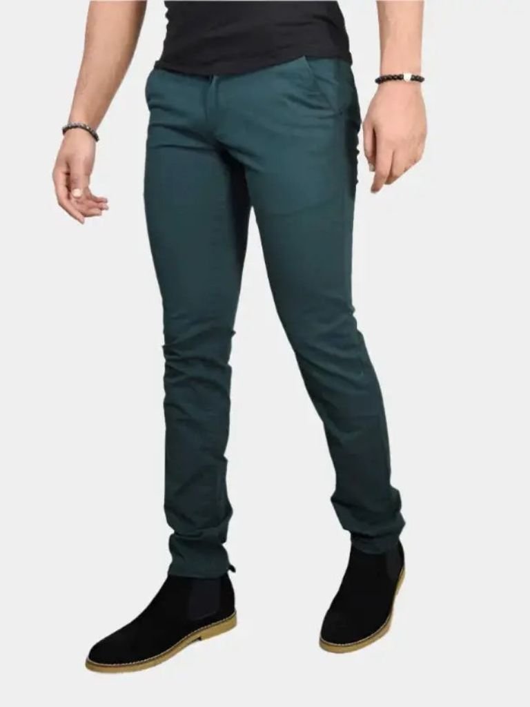 Esenciales Slim Fit Pantalones Rectos