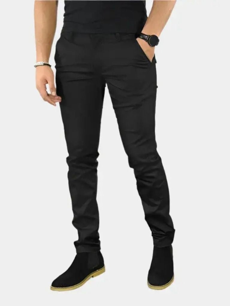Esenciales Slim Fit Pantalones Rectos