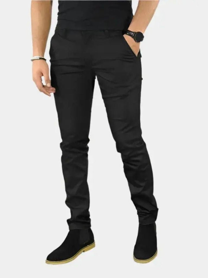 Esenciales Slim Fit Pantalones Rectos