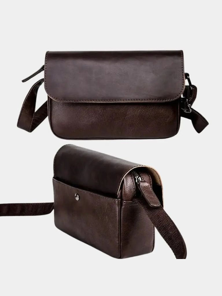 Bolso de Hombro Masculino Estilo Clásico