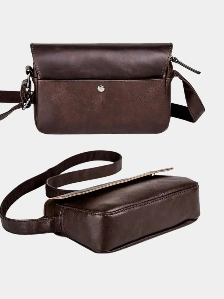 Bolso de Hombro Masculino Estilo Clásico