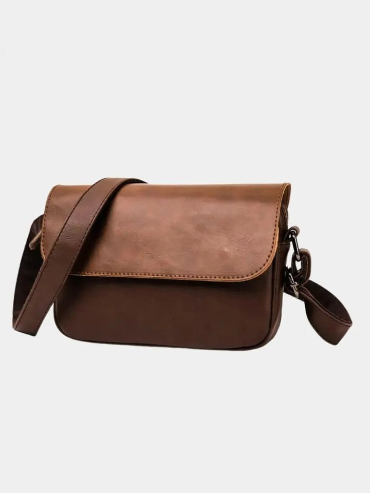 Bolso de Hombro Masculino Estilo Clásico