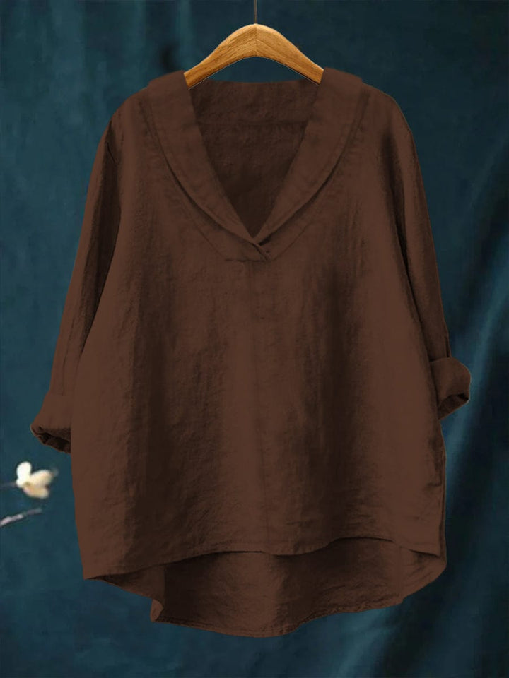 Hortense™ | Blusa fluida de cuello en V