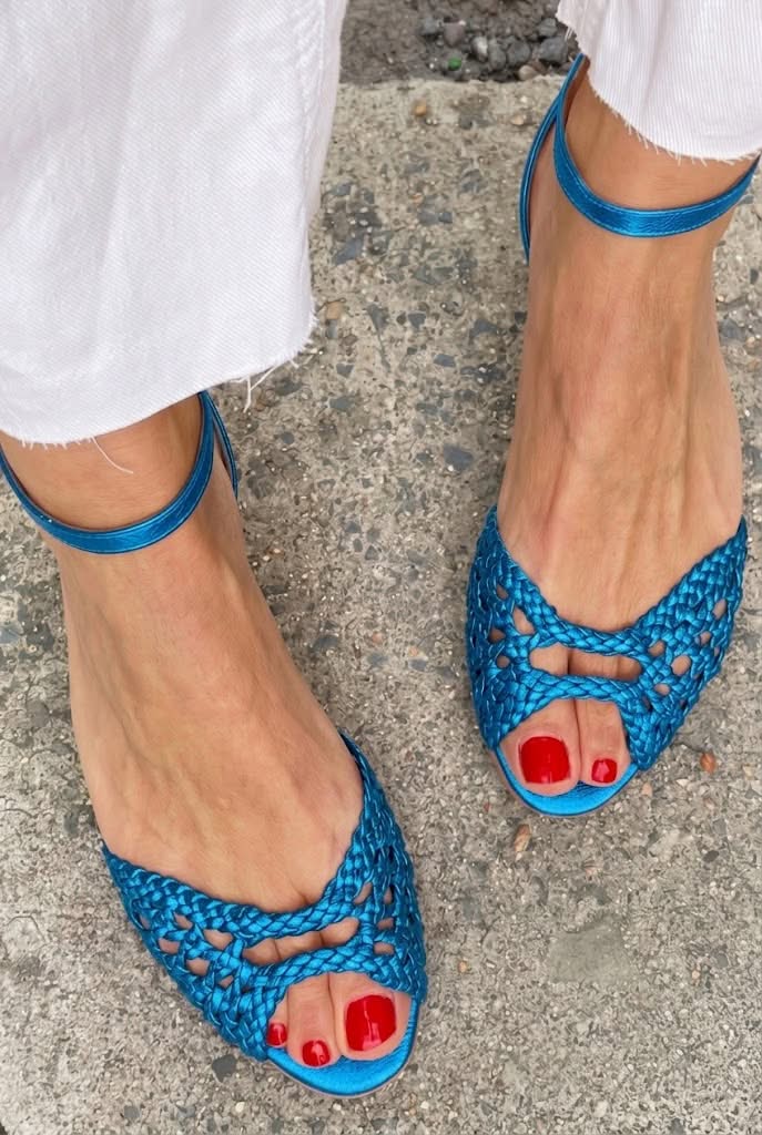 Soledad™ | Sandalias Doradas Trenzadas