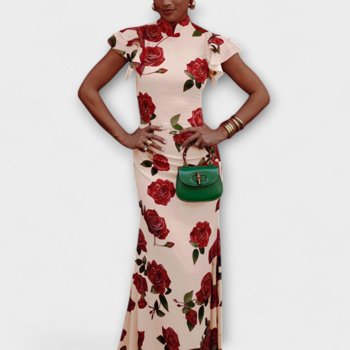 Blanka - Vestido maxi con estampado floral