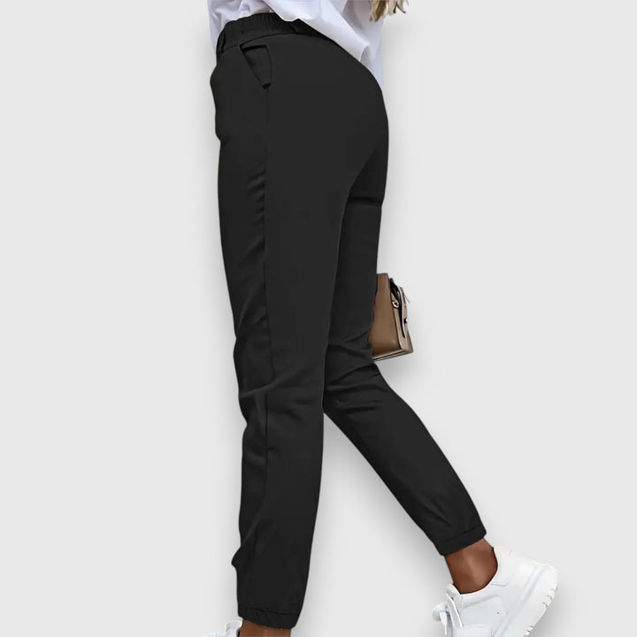 Isabel – Pantalones elegantes de cintura alta
