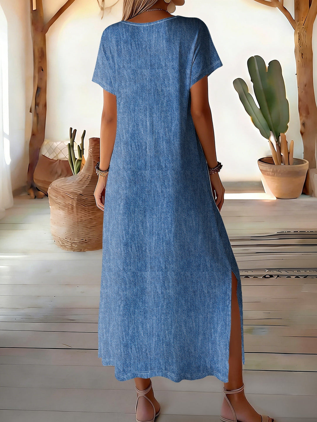 Hélène™ | Vestido de mezclilla vintage