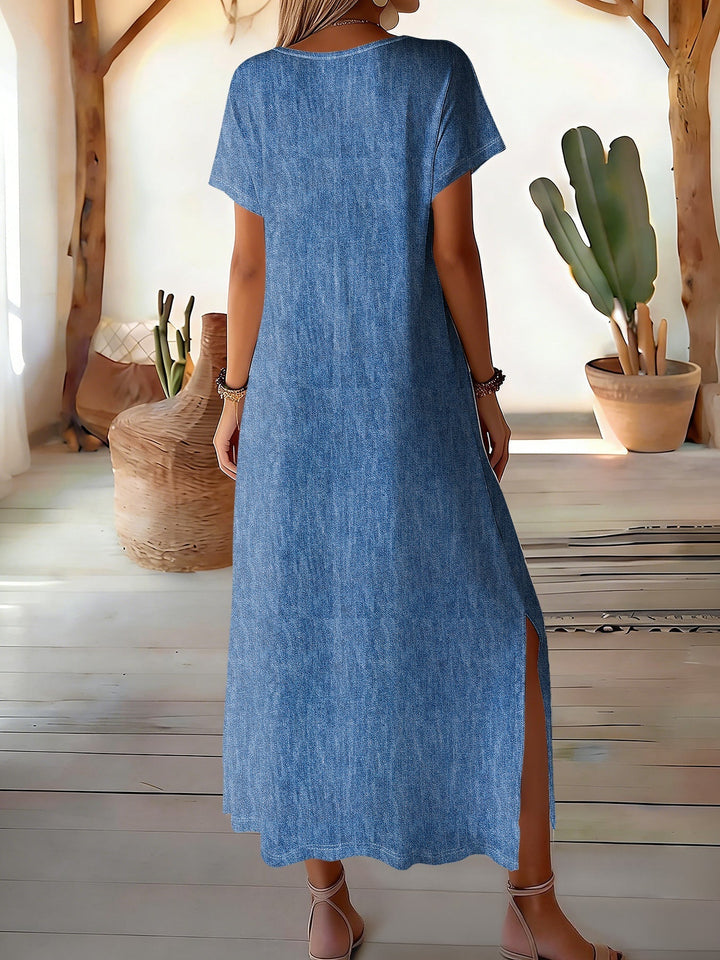 Hélène™ | Vestido de mezclilla vintage