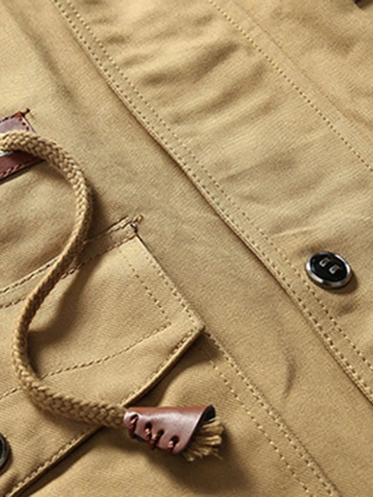 Chaqueta Bomber con Capucha y Forro Polar