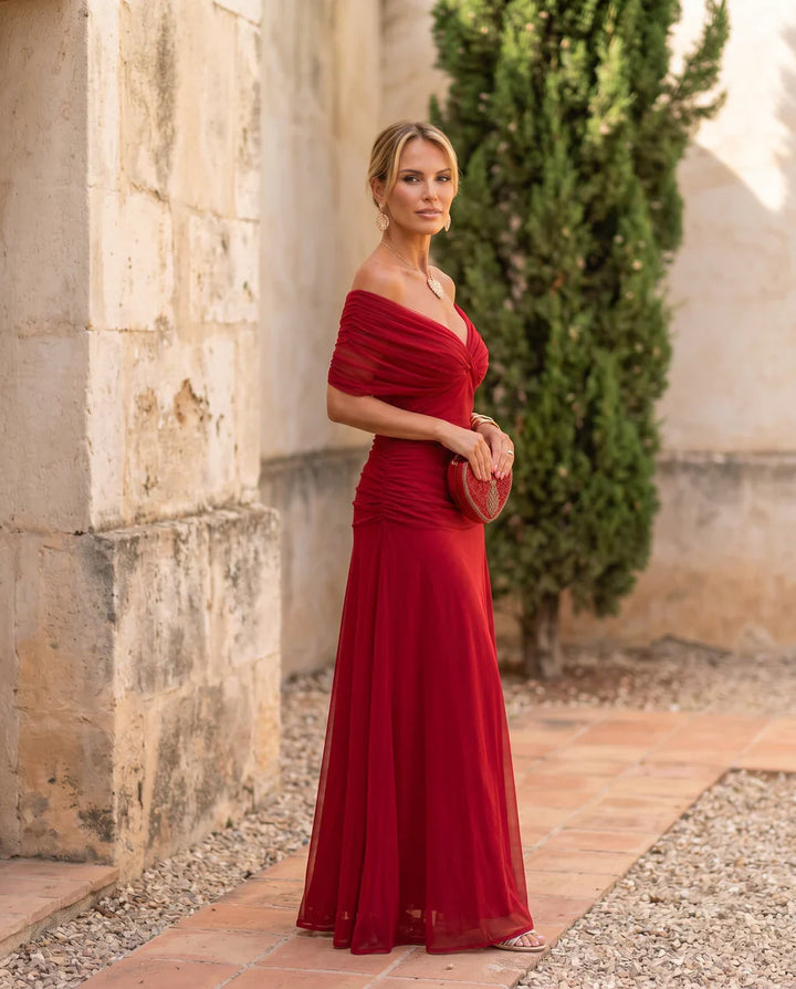 VESTIDO ENVOLVENTE ESTILO CRUZADO