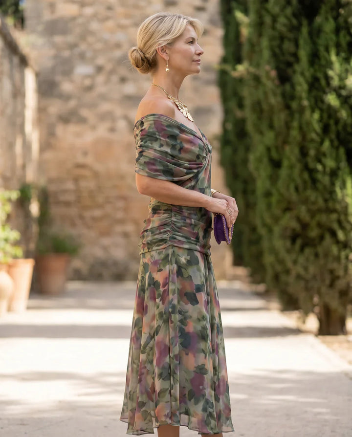 VESTIDO ENVOLVENTE ESTILO CRUZADO