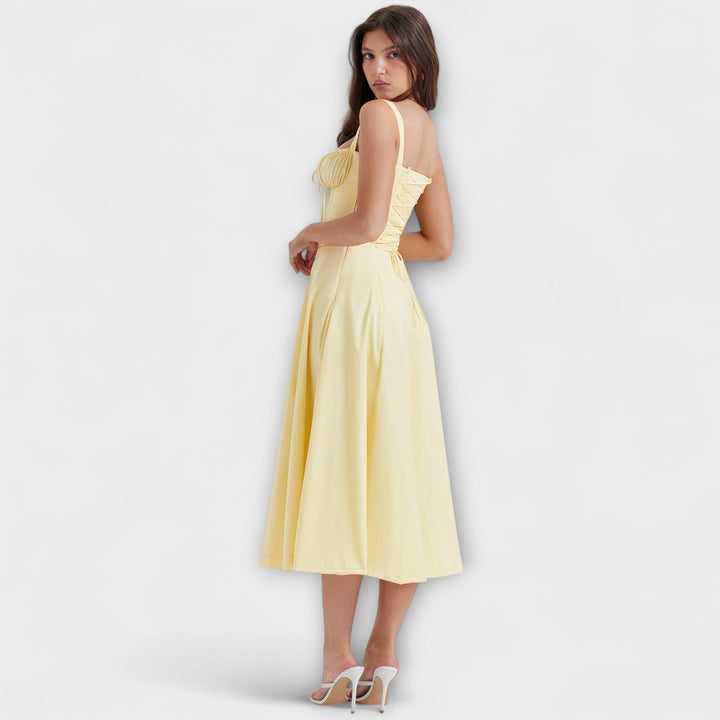 Zipporas - Vestido personalizado con moderno estampado floral de primavera