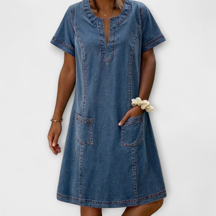 Mathea - Vestido de Jeans Suave
