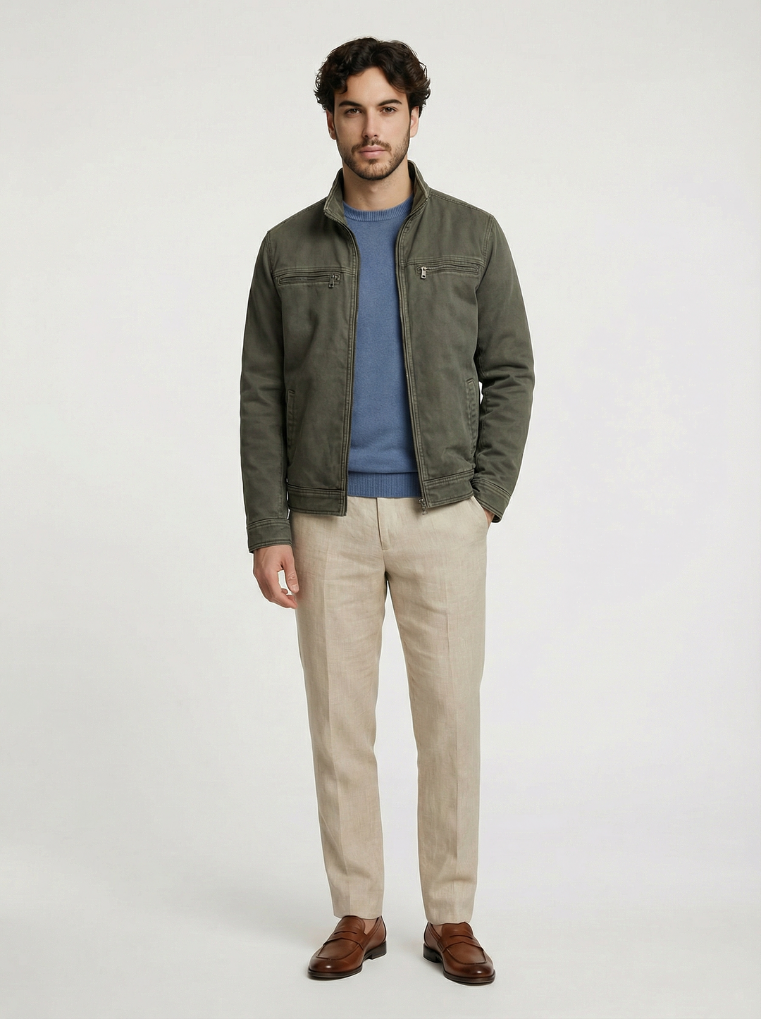 Valmont Premium Vintage Olive Field Jacket