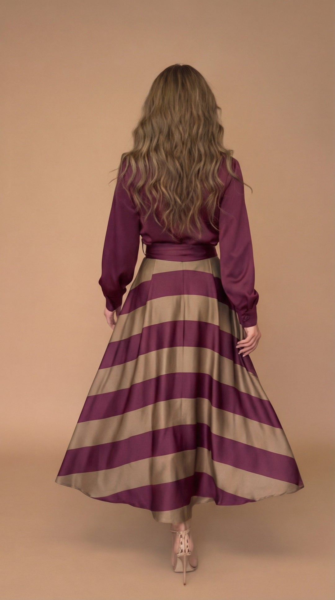 Mila™ | Vestido Maxi Rayas