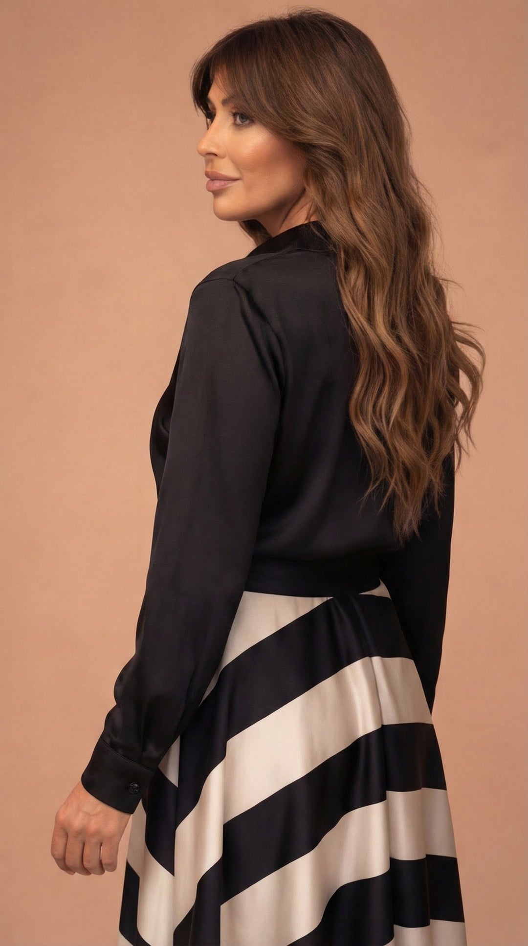 Mila™ | Vestido Maxi Rayas