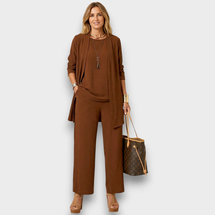 Vivienne - Conjunto Minimalista de 3 Piezas