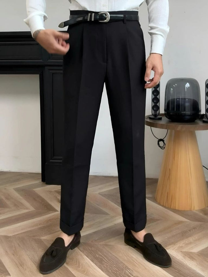 Pantalones Clásicos de Hollywood con Cinturón
