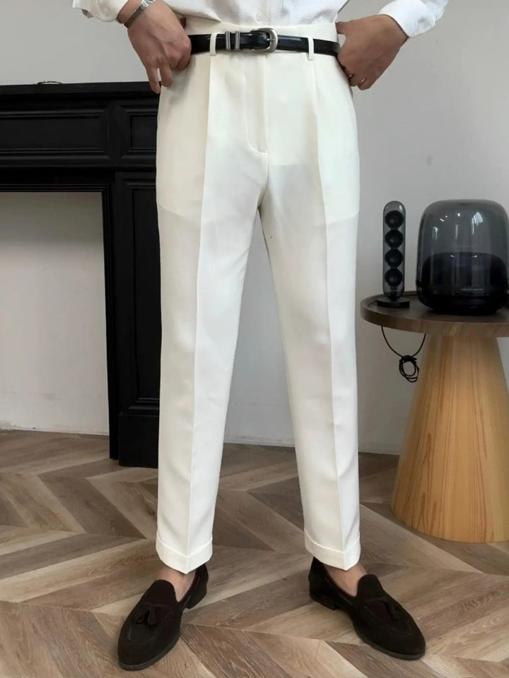 Pantalones Clásicos de Hollywood con Cinturón