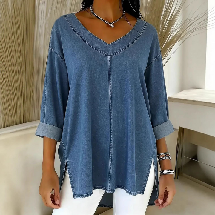 Shannon™ | Top fluido atemporal