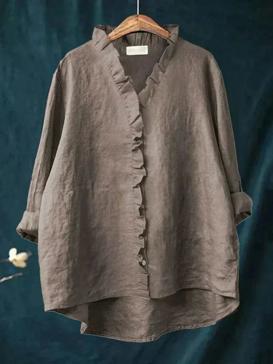 Célestine™ | Blusa delicada con volantes