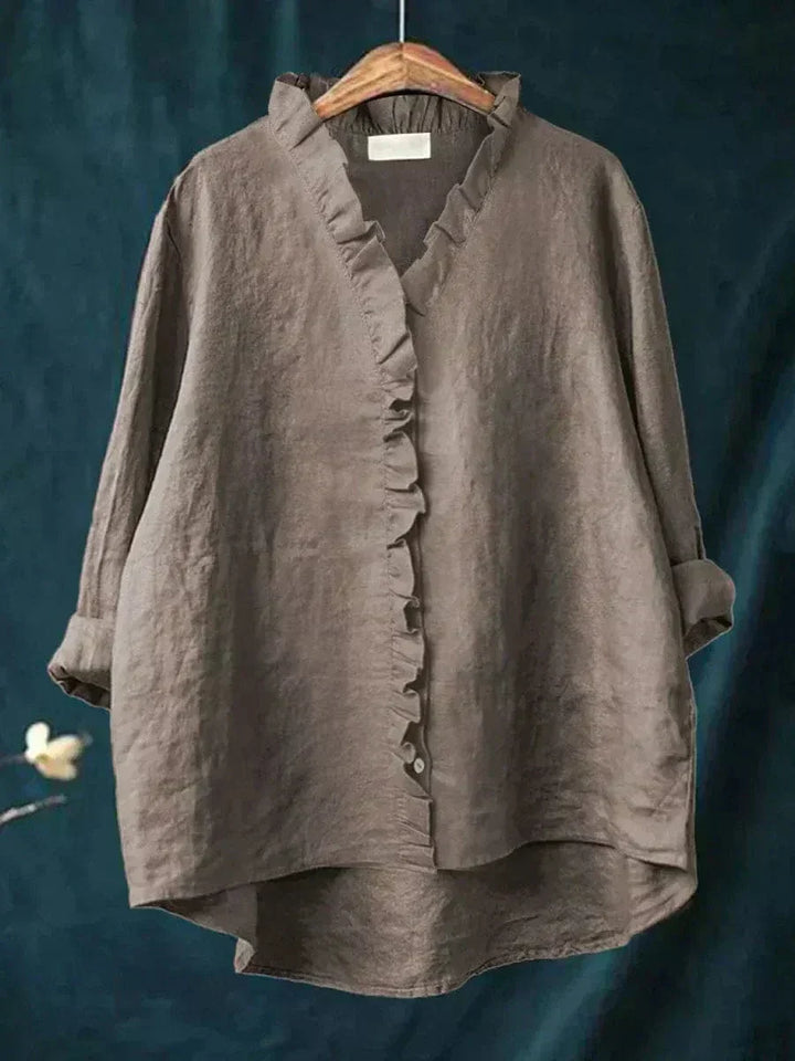 Célestine™ | Blusa delicada con volantes