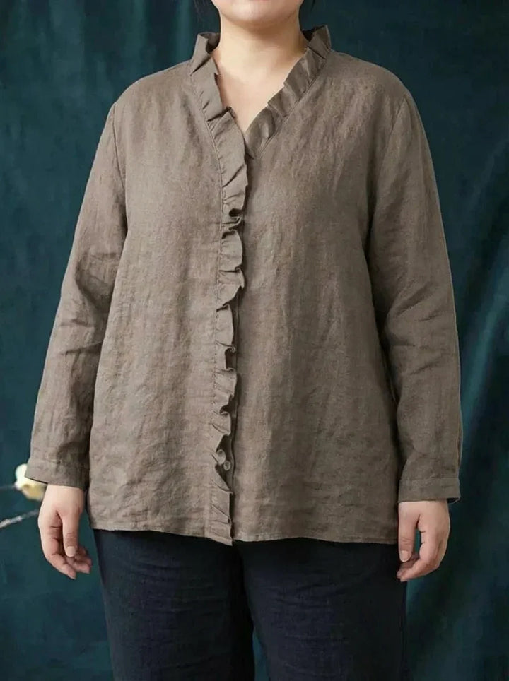 Eline™ | Blusa elegante de lino de verano