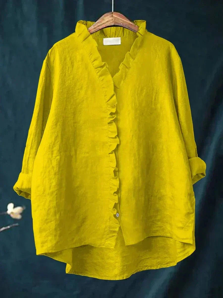 Célestine™ | Blusa delicada con volantes