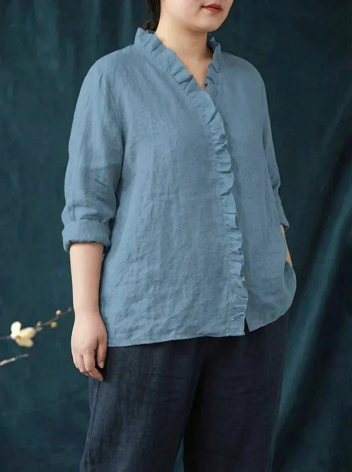 Eline™ | Blusa elegante de lino de verano