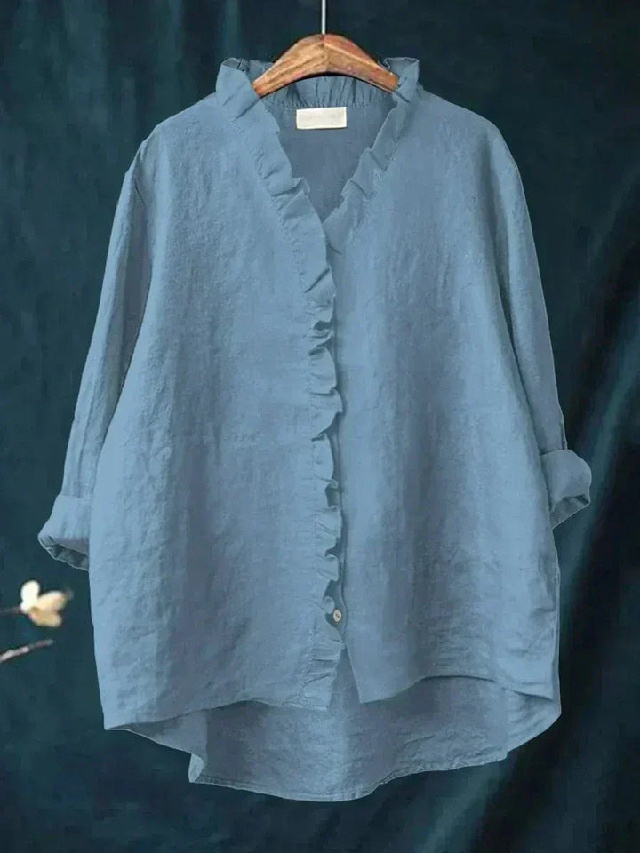 Célestine™ | Blusa delicada con volantes