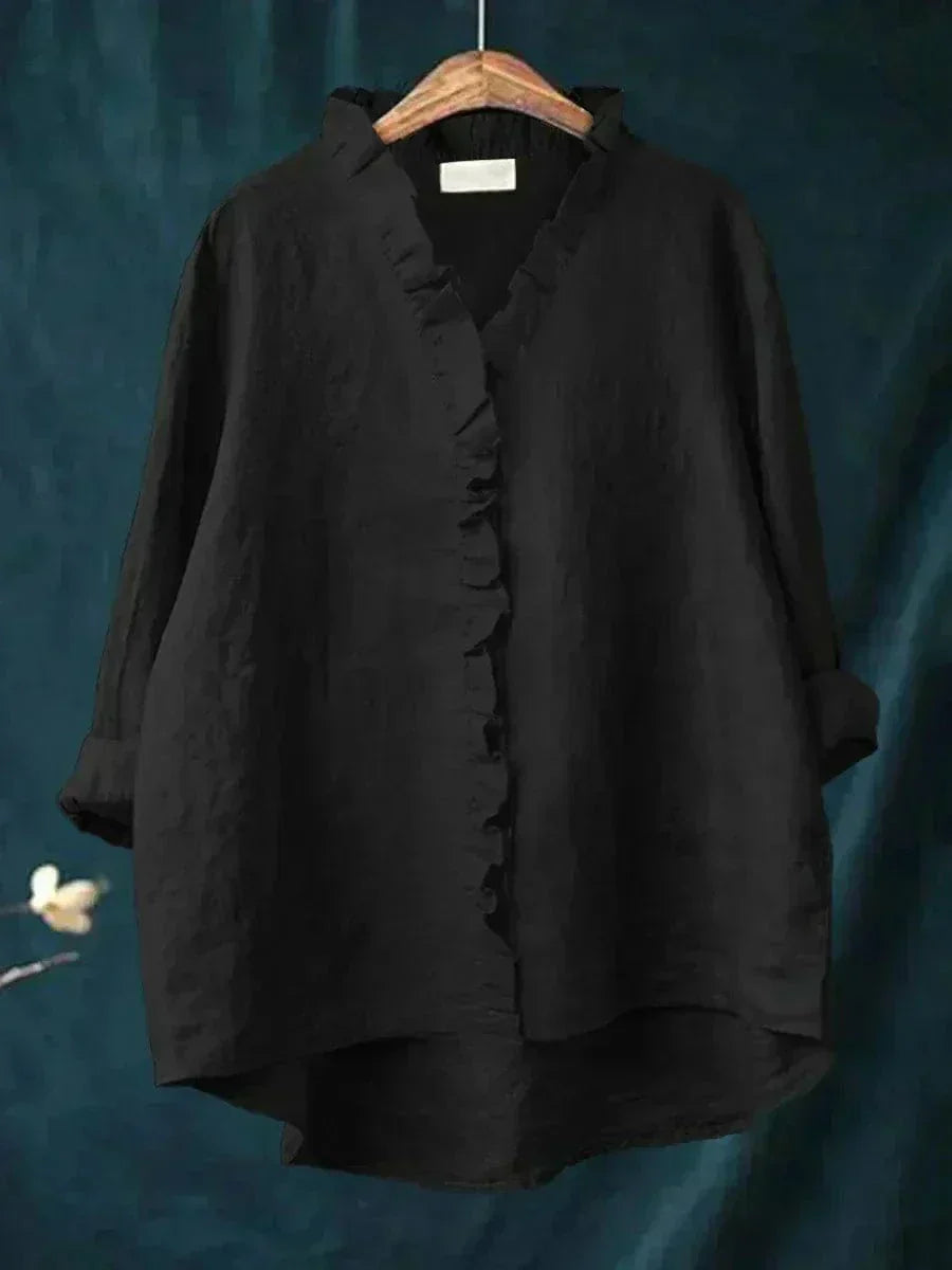 Célestine™ | Blusa delicada con volantes